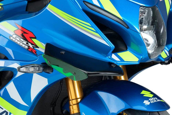PUIG Downforce Side Spoilers Suzuki GSXR1000 (R) 2017-21 - Motorcycle Performance Store