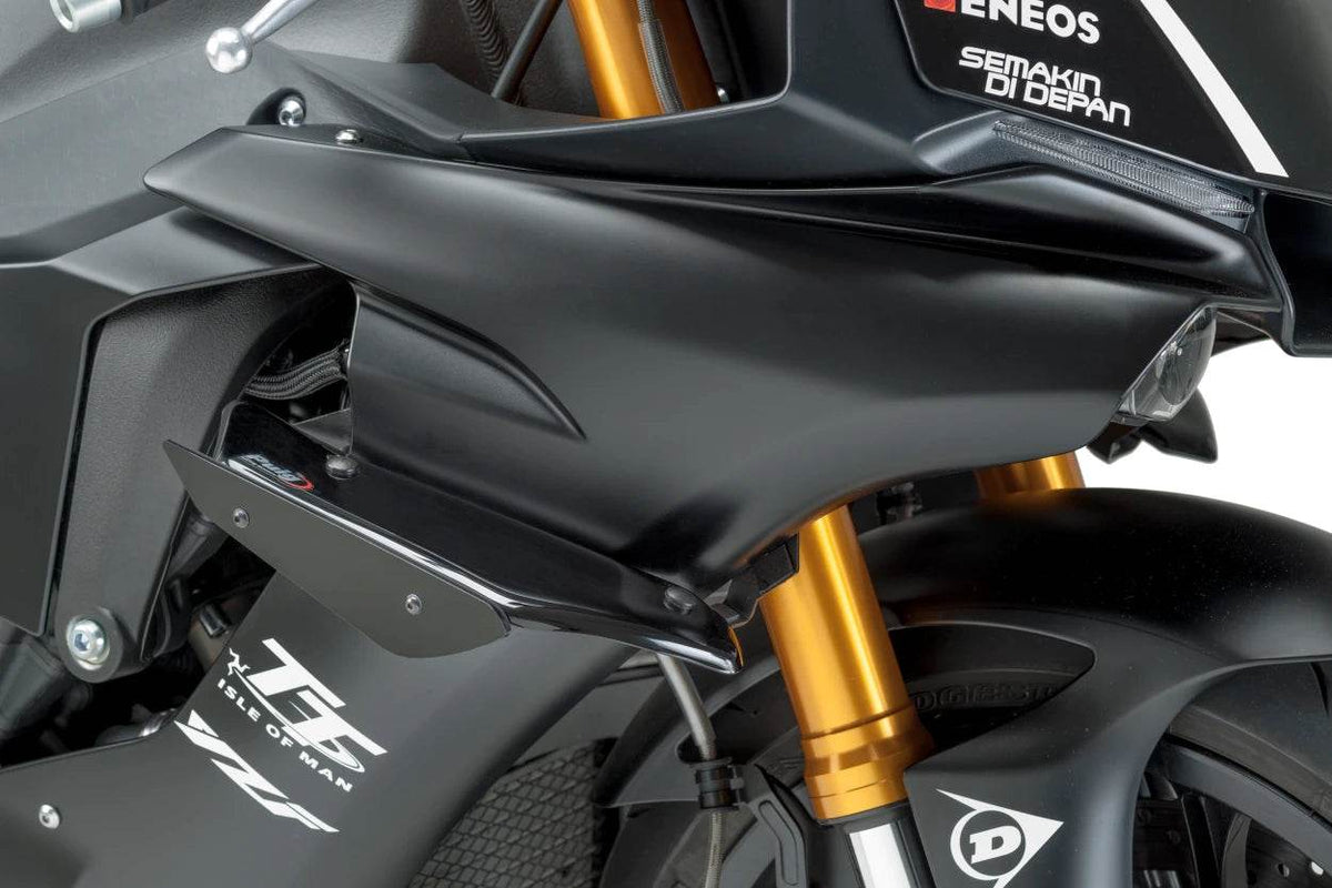 PUIG Downforce Side Spoilers Yamaha YZF-R1 (R1M) 2015-19 - Motorcycle Performance Store