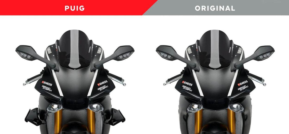 PUIG Downforce Side Spoilers Yamaha YZF-R1 (R1M) 2015-19 - Motorcycle Performance Store