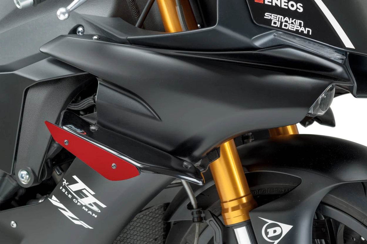 PUIG Downforce Side Spoilers Yamaha YZF-R1 (R1M) 2015-19 - Motorcycle Performance Store