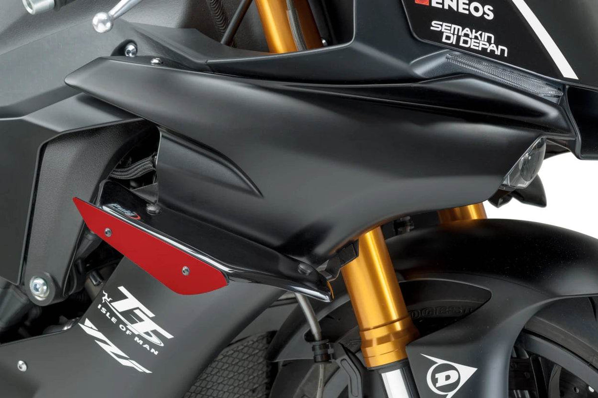 PUIG Downforce Side Spoilers Yamaha YZF-R1 (R1M) 2015-19 - Motorcycle Performance Store