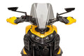 Puig Hypernaked Black / Silver Handlebar Mirrors - Motorcycle Performance Store