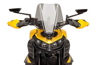 Puig Hypernaked Black / Silver Handlebar Mirrors - Motorcycle Performance Store