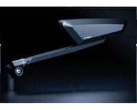 Puig Hypernaked Black / Silver Handlebar Mirrors - Motorcycle Performance Store