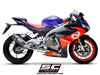 SC Project SC1-R Carbon Exhaust System APRILIA RS660 2020-24 - Motorcycle Performance Store 