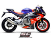 SC Project SC1-R Titanium Exhaust System APRILIA RS660 2020-24 - Motorcycle Performance Store 