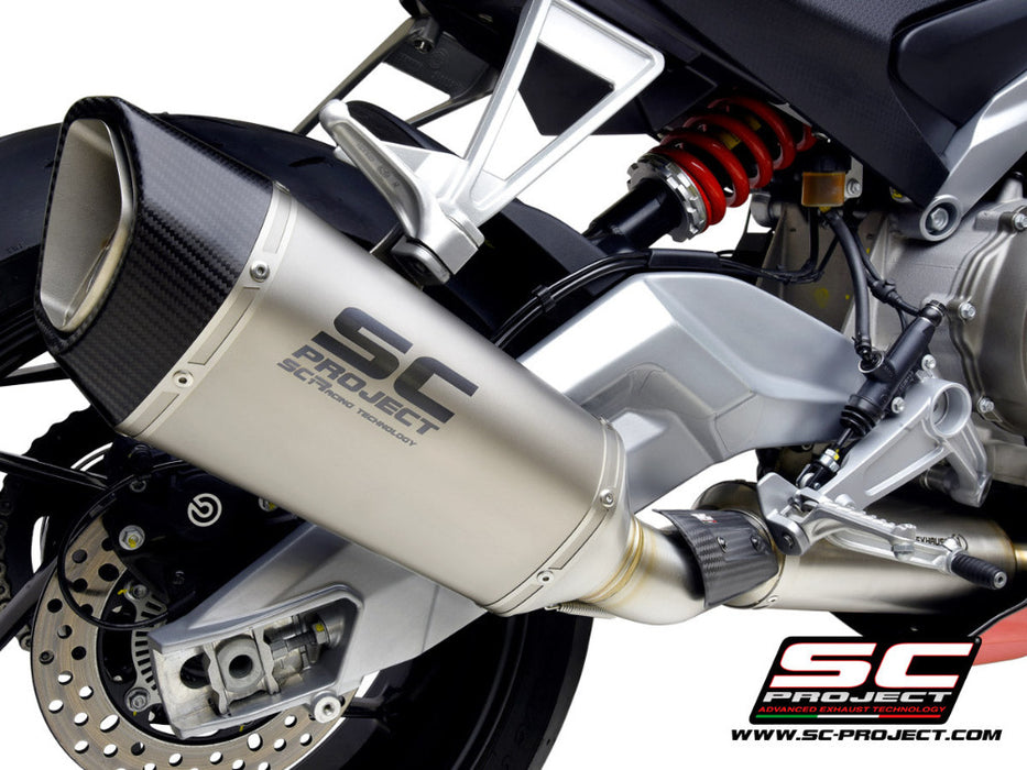 SC Project SC1-R Titanium Exhaust System for the Aprilia RS660