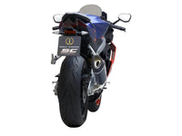 SC Project SC1-R carbon race exhaust system fitted to Aprilia RS660 2020–2024