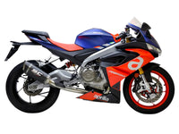 SC Project SC1-R carbon race exhaust system fitted to Aprilia RS660 2020–2024