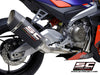 SC Project SC1-R Trofeo Carbon Exhaust System APRILIA RS660 2020-24 - Motorcycle Performance Store 