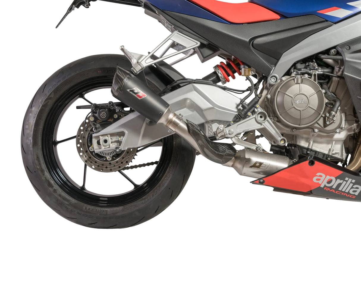 Sistema completo QD Titanium Gunshot Dark Aprilia RS660 2020-24