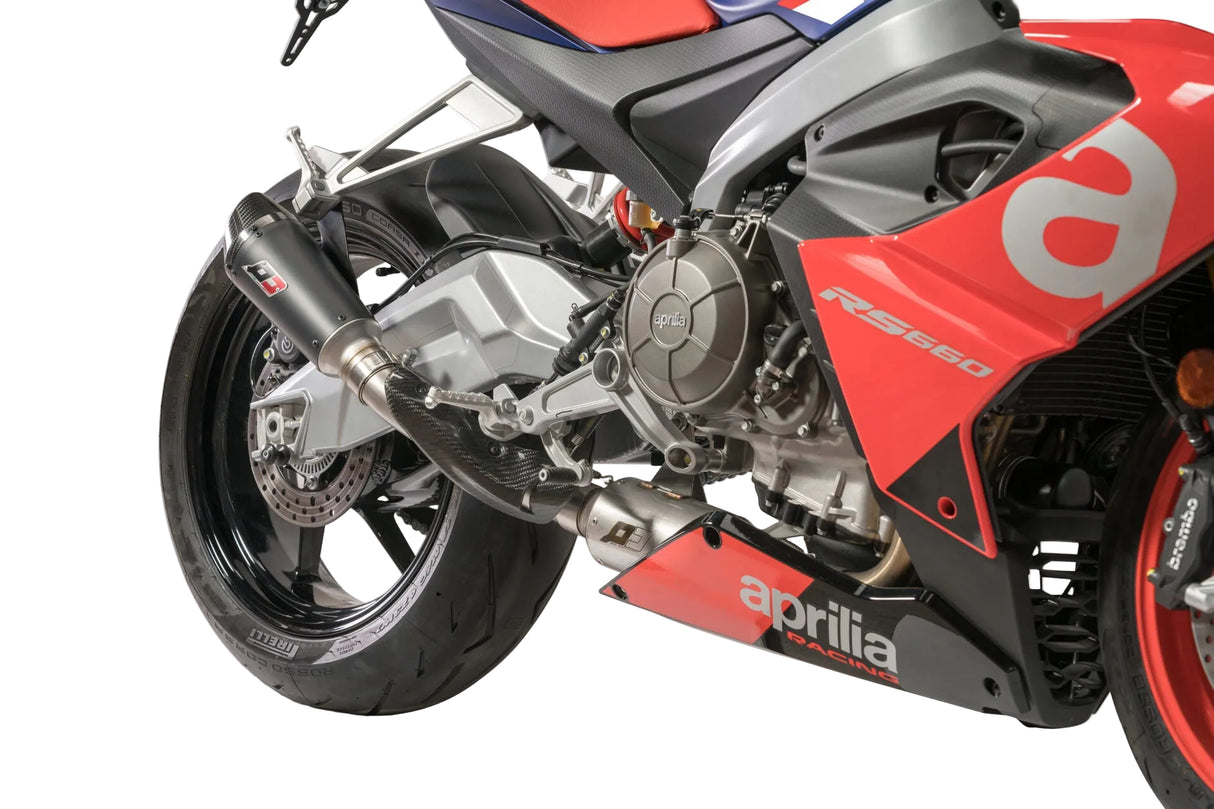 Sistema completo QD Titanium Gunshot Dark Aprilia RS660 2020-24 image 3