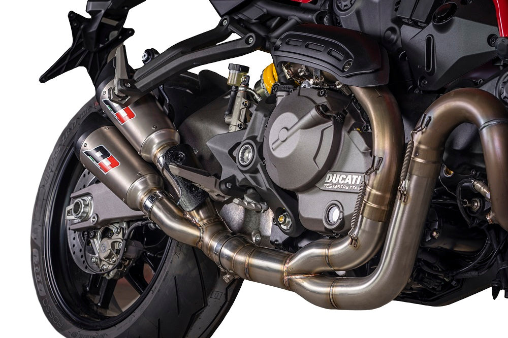 QD Gunshot Twin Silencer for the Ducati Monster 1200_2