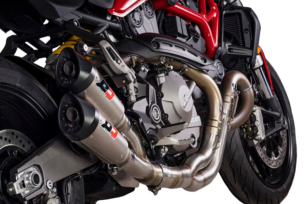 QD Twin Gunshot Silencer for the Ducati Monster 821_2