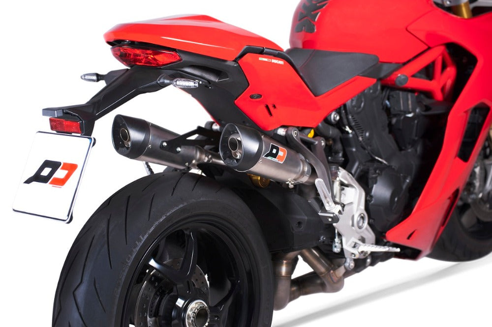 QD Titanium Gunshot Underseat Exhaust for the Ducati Supersport 950_1