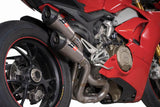 QD 3/4 Twin Titanium Full System Ducati Panigale V4 (R/S) 2018-24 - Motorcycle Performance Store