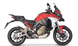QD Gunshot Titanium Silencer Ducati Multistrada V4 / S 2021-24 - Motorcycle Performance Store