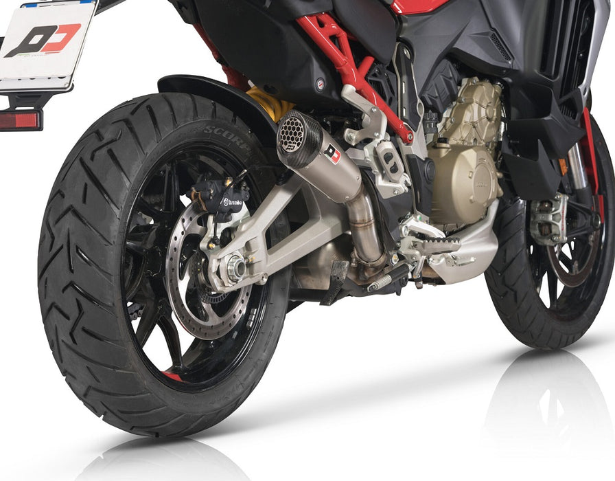 QD Gunshot Titanium Silencer for the Ducati Multistrada V4_1