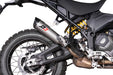 QD Tri Cone Titanium Silencer -  Ducati Desert-X 2022-24 - Motorcycle Performance Store 