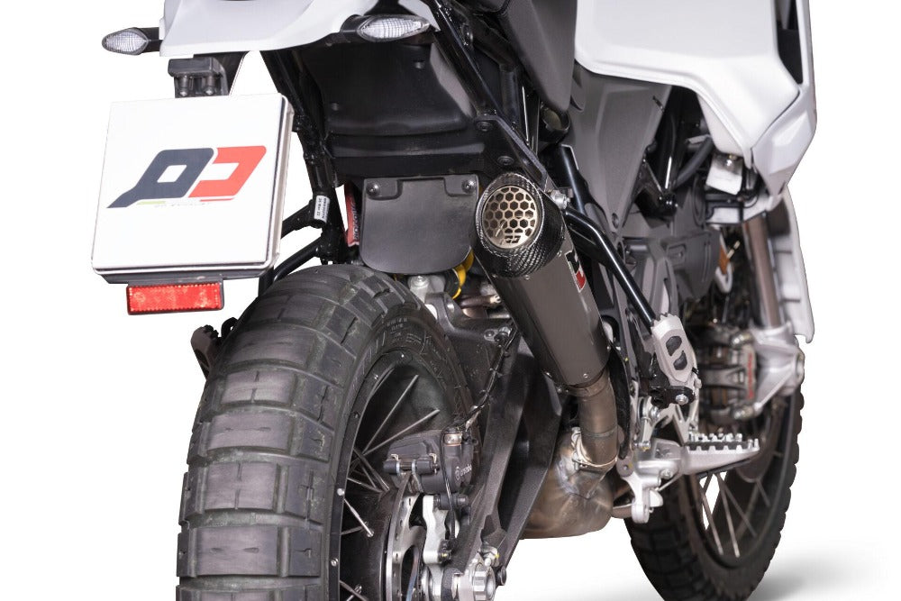 QD Tri Cone Titanium Silencer for the Ducati Desert-X_2