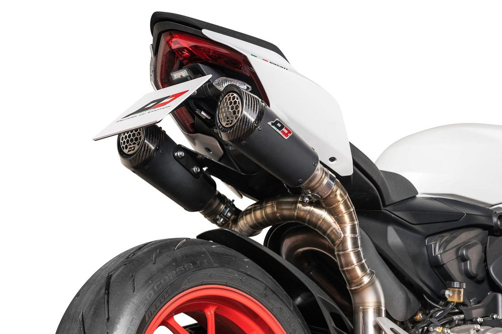 QD Gunshot Dark Matter Underseat System - Ducati Panigale V2 2020-23 - Motorcycle Performance Store 