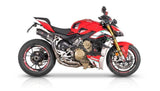 QD Black Underseat Exhaust System Ducati Streetfighter V4 / S 2021-24 - Motorcycle Performance Store