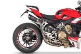 QD Black Underseat Exhaust System Ducati Streetfighter V4 / S 2021-24 - Motorcycle Performance Store