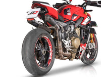 QD Black Underseat Exhaust System Ducati Streetfighter V4 / S 2021-24 - Motorcycle Performance Store