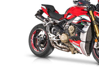 QD Black Underseat Exhaust System Ducati Streetfighter V4 / S 2021-24 - Motorcycle Performance Store