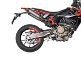 QD twin titanium Tri Cone underseat silencers for Ducati Hypermotard 698 Euro 5+ exhaust system 2024-2026_1
