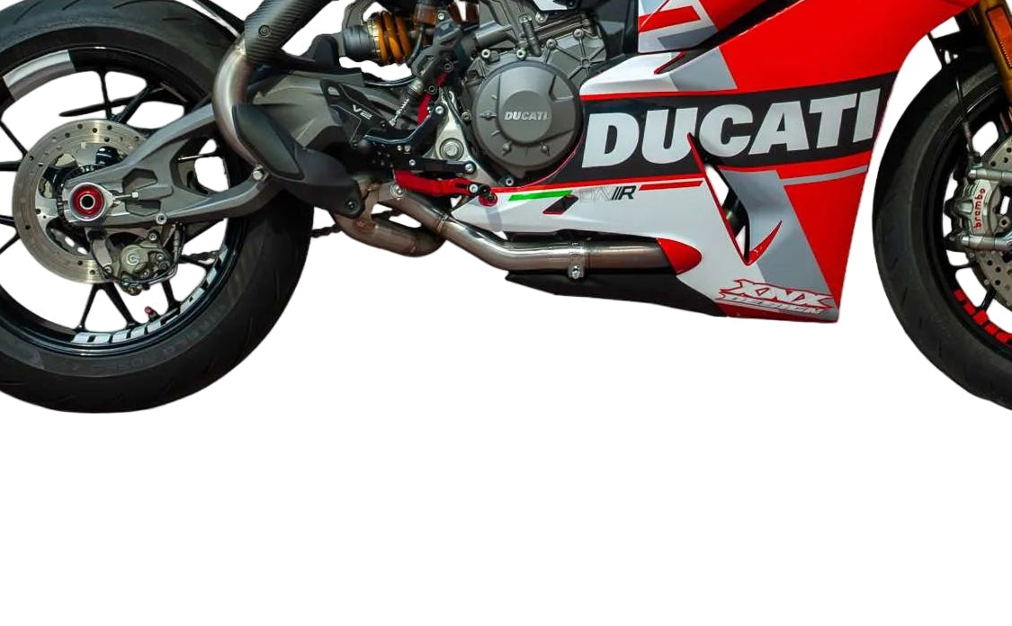 QD Stainless Steel decat pipe for the Ducati Streetfighter V2 2025 Steel_1