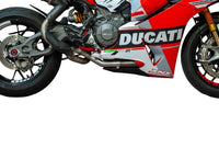 QD stainless steel decat pipe fitted to Ducati Panigale V2 2025 exhaust system