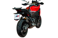 QD Power Gun Black ceramic coated slip-on silencer for Ducati Multistrada V2 Euro 5 plus approved exhaust