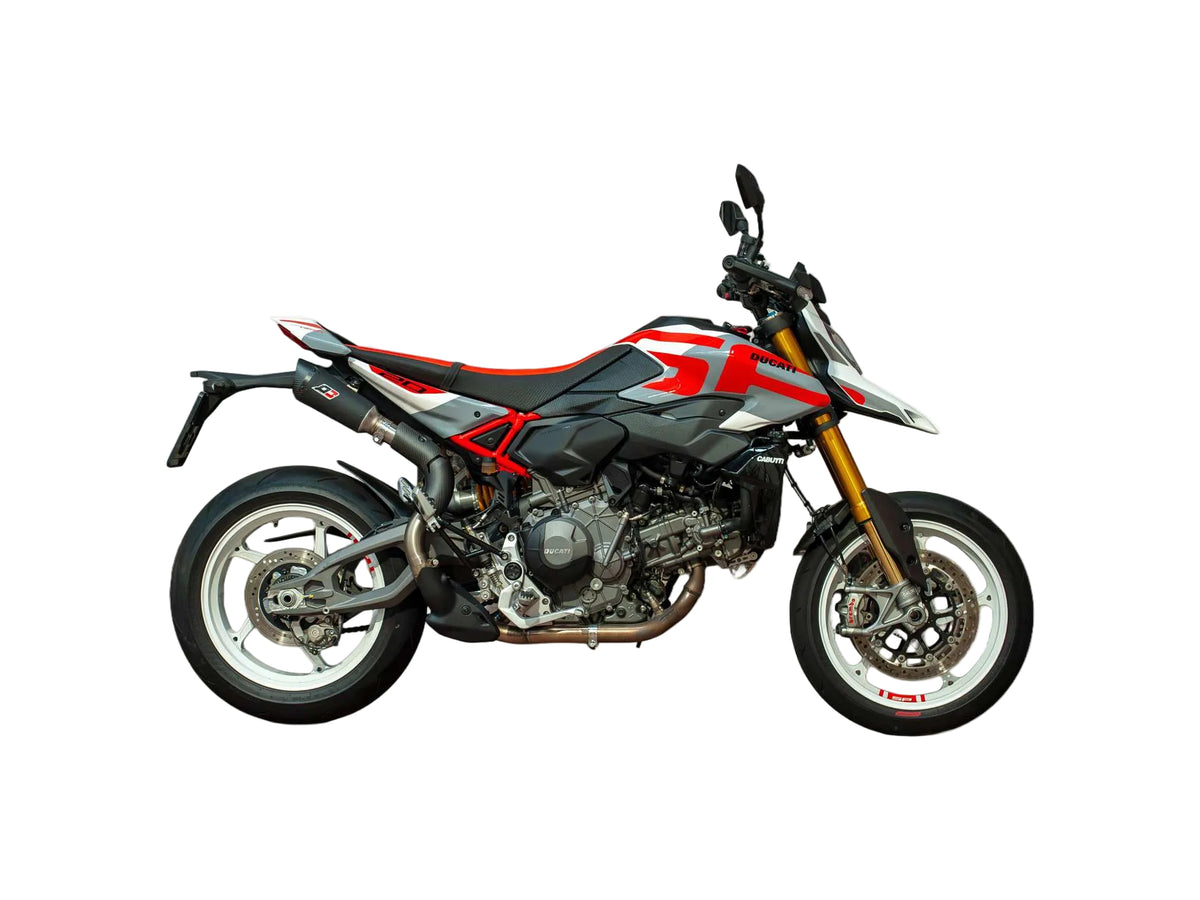 QD Gunshot Dark Matter Underseat Slip on Exhaust | Ducati Hypermotard V2 2026 image 4