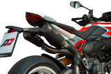 QD Gunshot Dark Matter Underseat Slip on Exhaust | Ducati Hypermotard V2 2026