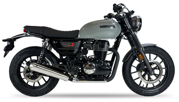 Ixrace MK5 Inox Silencer Installed on a Honda GB350 2025