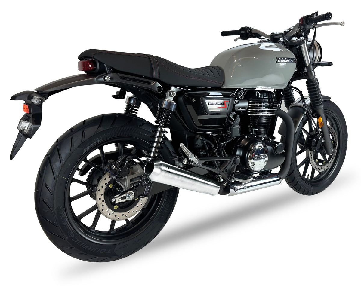 Ixrace MK5 Inox Silencer Installed on a Honda GB350 2025_1