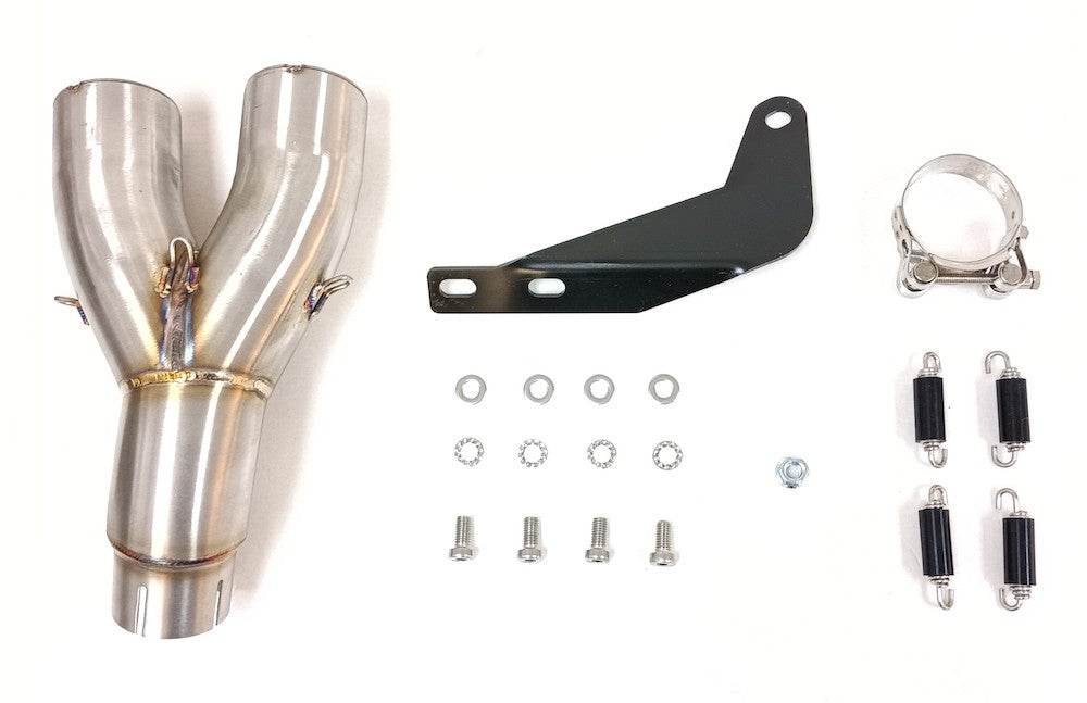 Ixrace M2 Black Twin Silencers Indian FTR 1200 / S 2022-23 - Motorcycle Performance Store