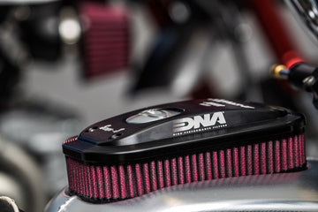 DNA Stage 3 Billet Tank Air Box Kit for the Honda Monkey Bike 125 (2018-21). Available at Motorcycle Performance Store.