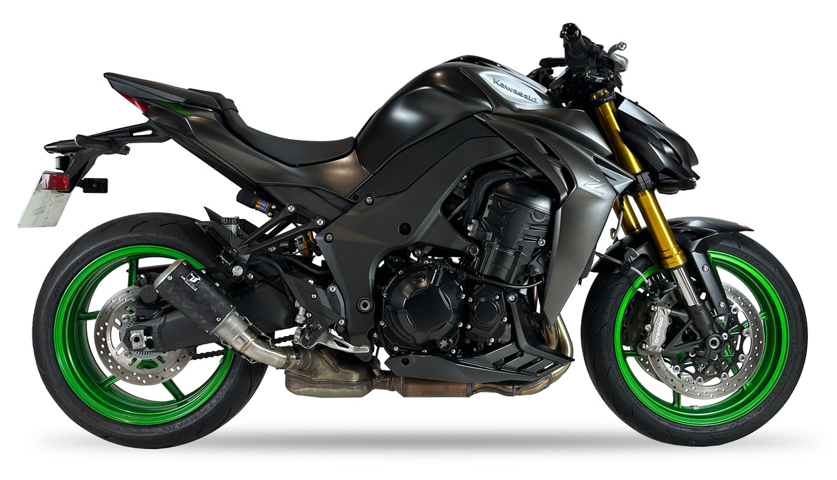 Ixrace MK2 carbon forged silencer for Kawasaki Z1100 SE 2025–2026 road legal exhaust