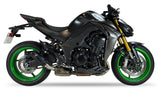 Ixrace MK2 black stainless steel silencer for Kawasaki Z1100 SE 2025–2026 road legal exhaust