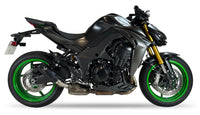Ixrace MK2 black stainless steel silencer for Kawasaki Z1100 SE 2025–2026 road legal exhaust
