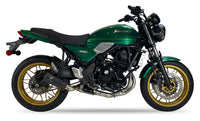 Ixrace MK2 Black Exhaust System installed on a Kawasaki Z650 RS 2024-25