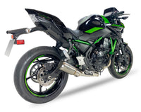 Ixrace Mk2 Inox Exhaust System installed on a Kawasaki Z650 2023 to 2025