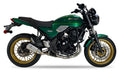 Ixrace MK2 Inox Exhaust System Installed on a Kawasaki Z650 RS 2024-2025