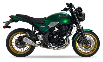 Ixrace MK2 Inox Exhaust System Installed on a Kawasaki Z650 RS 2024-2025