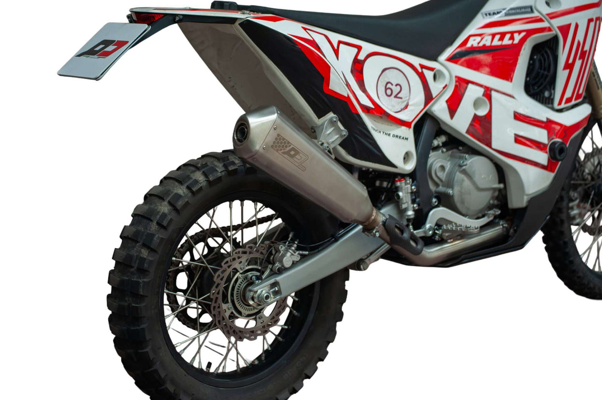 QD X-Treme Racing Half Exhaust System Kove 450 Rally (X) 2023-26 image 2