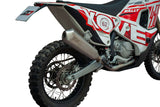 QD X-Treme Racing Half Exhaust System Kove 450 Rally (X) 2023-26