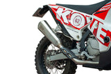 QD X-Treme Racing Half Exhaust System Kove 450 Rally (X) 2023-26