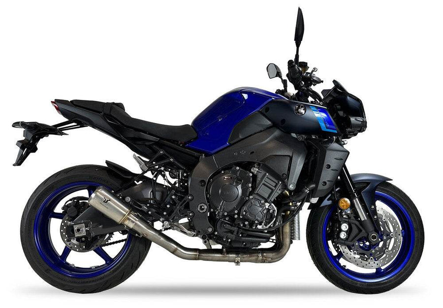 Ixrace MK2 Inox Silencer with Decat Yamaha MT-10 2016-24 - Motorcycle Performance Store